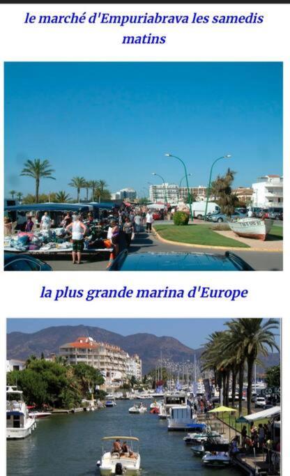 Le Canola Empuriabrava Port - 45M2 - Vue Piscine - Plage Centrale 500M- Parking Prive Gratuit Dış mekan fotoğraf